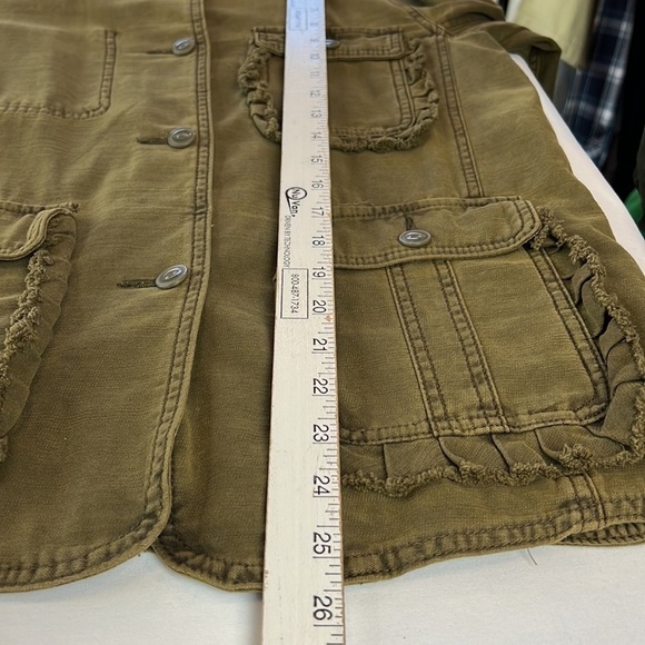 𝅺Anthropologie by anthropology Green gorp core Field Utility Jacket - Picture 10 of 10